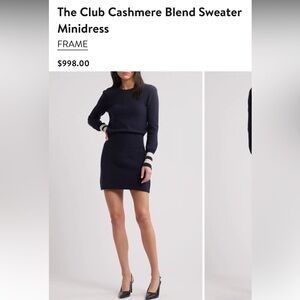 NWT FRAME CASHMERE DRESS